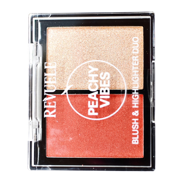 Хайлайтер+румяна Revuele персиковий настрій 8г