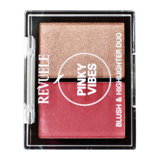 Хайлайтер+румяна Revuele рожевий настрій 8г