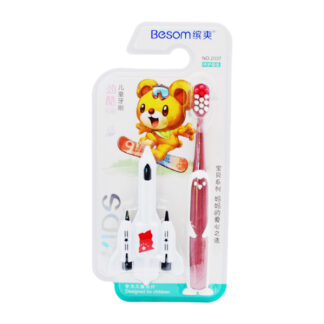 Зубна щітка BESOM 1шт Дитяча з літачком  №2037 *12