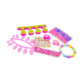 Манікюрний набір 8353  тіпси, слайдери, пилочка, розділювач для пальчиків, каблучки