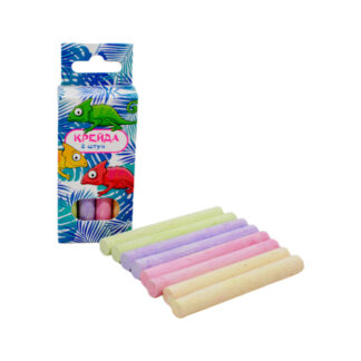 Крейда Маленька кругла - 8 штук Strateg різнокольорова (50104)