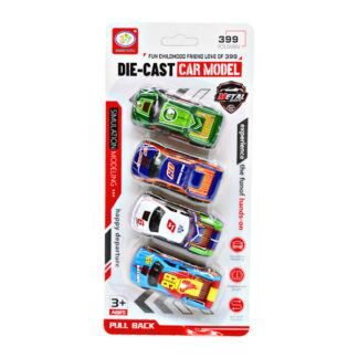 Набір 399Toys Машинок-модельок д/гонок 3+ 4шт