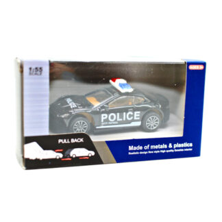 Машинка Інерційна DieCastMetal моделька Police 3+ 1шт