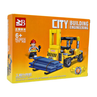 Конструктор ZhengBoJiMu City Building Engineering 177дет. 6+ 1шт