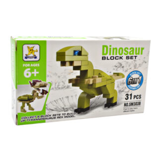 Конструктор  DINOSAUR дитячий 6+ 6в1 31дет.