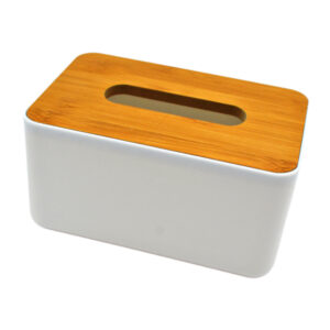 Серветниця Коробка 9*12*18см пластик,Біла 1шт