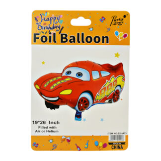 Кулька повітряна PartyZone Фольга 19*26 Машинка МакКвін арт.ZX-k473 *10