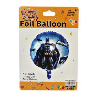 Кулька повітряна PartyZone Фольга 18 Куля Бетмен арт.ZX-k311 *10