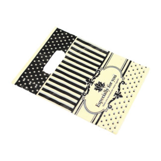 Пакет под. з прорізними ручками 15*20см п/е Малюнок Мікс *100