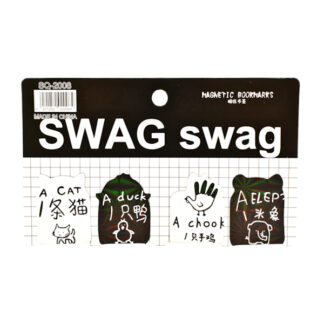 Набір закладок для книг магнітні Лапки 4 шт