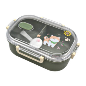 Ланч Бокс XIANGQI з ложкою 2 відділення арт.1590/1690