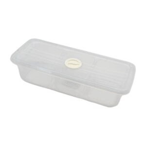 Лоток в холодильник 27*6*11см пластиковий 3 відділення арт.37322