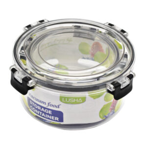 Судок 1200мл набір 2шт пластиковий Круглий арт.817LUSHA