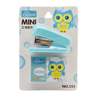 Степлер MINI Дитячий +скрепки 24/6 в асортименті арт.353/354/361