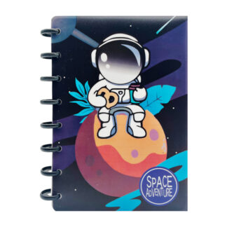 Блокнот А5 Kuromi на кольоровій спіралі арт.2158-2