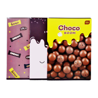 Блокнот,  А5, 32 л., клітинка, євро-формат, ароматизований CHOCOLATE