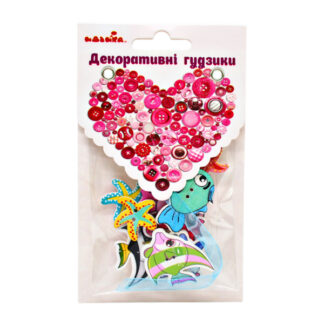 Набiр дерев'яних гудзиків в асортименті
