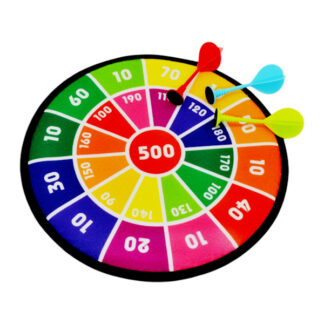 Дартс 28003-1/28003-1на липучках, 3 дротики, діаметр мішені 28 см, у пакеті