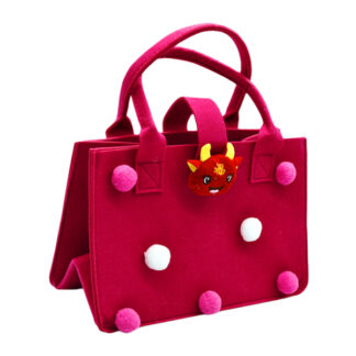 Сумка дитяча Фетр 30*17*20см з декором