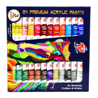 Фарба акрилова TBC набір 24 кольори 12мл туби арт.2942
