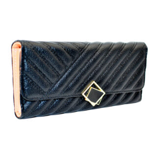 Гаманець жін. 19*9см Екошкіра на кнопці Мікс арт.MKS-1