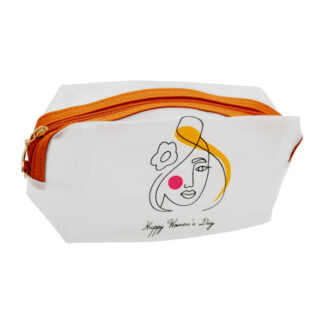 Косметичка жін. HeppyWomen'sDay прозора бочечка на замочку арт.12102-6 *12