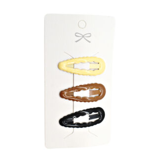 Заколка д/волосся 3шт Мокко Мікс