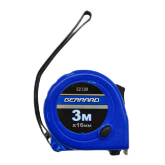 Рулетка гумовий корпус Сталь, шт (22132)  3мх16мм_