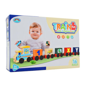 Потяг JJ 924  конструктор, наліпки, в коробці