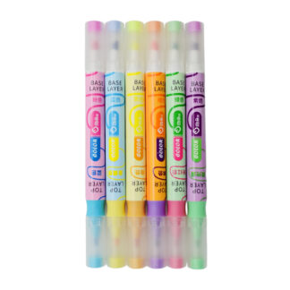 Фломастери 2-х сторонні 6кол. WenDuo арт.WD-1276