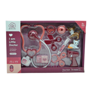 Набір лікаря SK 206 A / SK 206 B 2 види, 10 елементів, звук, підсвічування, стетоск
