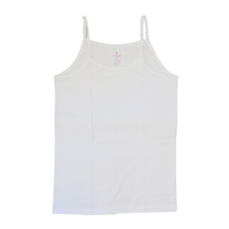 Майка жіноча на бретельках  (Біла, L)