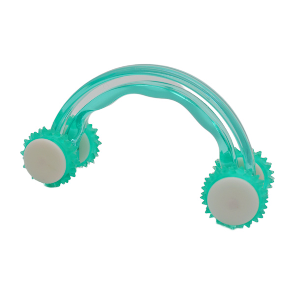 Масажер д/тіла Дуга пластик 4 ролика з шипами