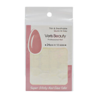 Стікери клейові д/накладних нігтів Veris Beauty 24шт арт.YW-202 *12