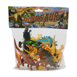 Набір динозаврів K 3 Z1 /K 3 Z5 15 динозаврів, 2 рослини, в пакеті