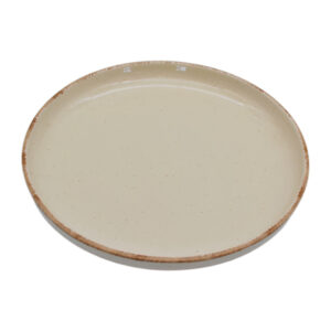 Тарілка 19,5см керамічна Бежева