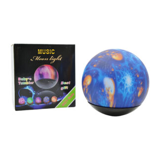 Нічник-Проектор Місяць з Bluetooth колонкою і пультом 1шт арт.BR-036