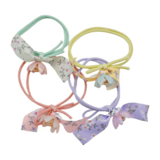 Резинка д/волосся 1шт Квітка подвійна арт.67#-33 *100