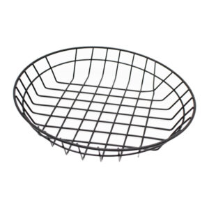 Фруктовниця металева каркасна 25см 1шт Чорна арт.A16-010C