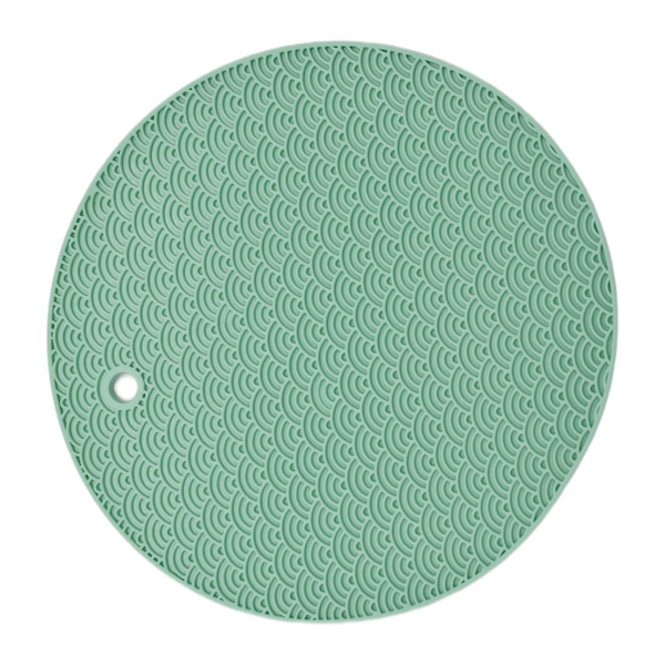 Підставка п/гаряче силіконова 1шт Текстурна Кольорова Мікс арт.FP050221 *12