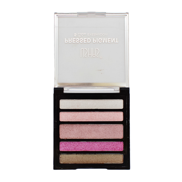 Тіні д/повік USHAS Pressed Pigment 5 кольорів арт.ES3938-4 *24_
