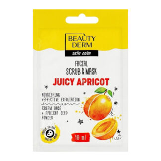 Маска-скраб д/обличчя BEAUTYDERM Juicy Apricot 10мл