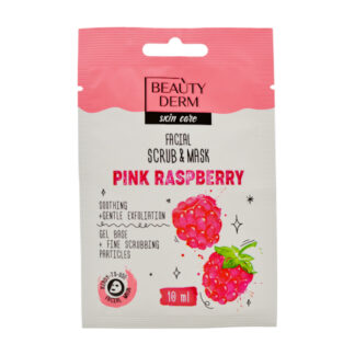 Маска-скраб д/обличчя BEAUTYDERM Pink Raspberry 10мл