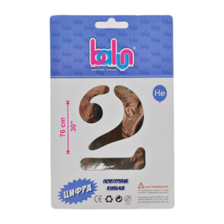 Кулька фольга цифра