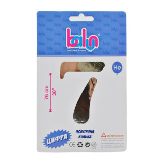 Кулька фольга цифра