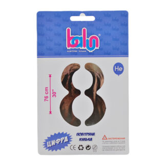 Кулька фольга цифра