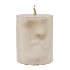 Свічка циліндр Pragnis Рустік св.коричневий металік 5*6см (C56-10)