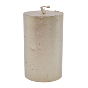 Свічка циліндр Pragnis Рустік св.коричневий металік 5*8см (C58-10)