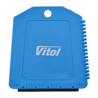 Шкребок для авто VITOL для снігу і льоду, пластик 120x115мм, ISV-2008