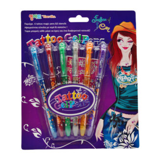 Ручка гелева д/татту Набір 6шт арт.G-8020